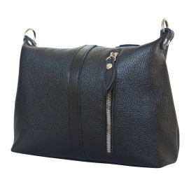 Кожаная женская сумка Aviano black 