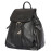 Женский кожаный рюкзак Aventino black 